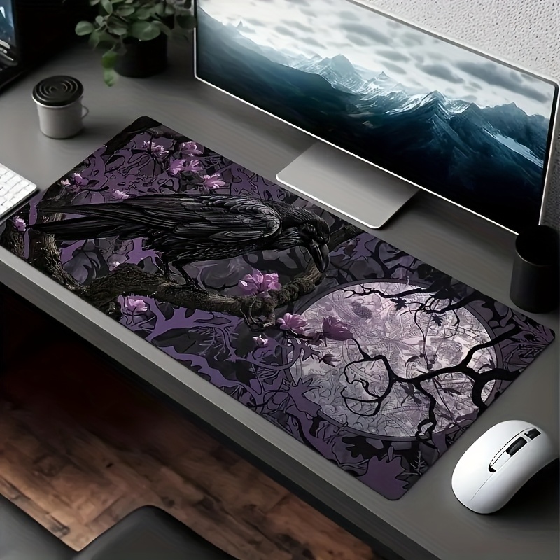 Tradescantia Purple - Коврик для мыши Gothic Raven Moonlight