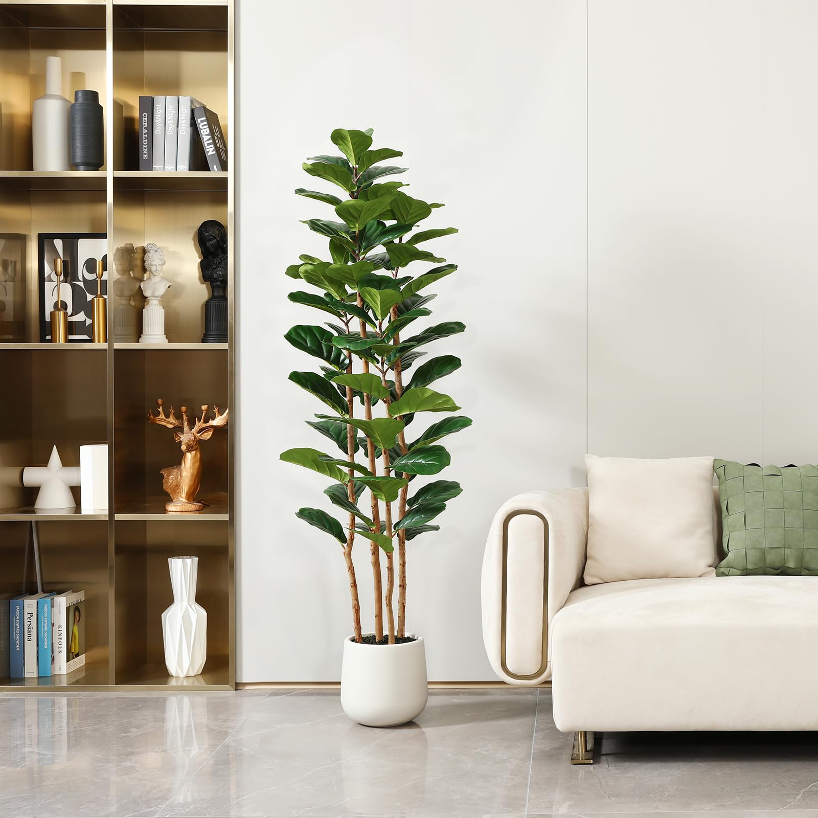 Искусственное дерево фикуса с  – обзор и цена Ficus Lyrata Tree